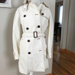 Off white Ralph Lauren trench coat Large